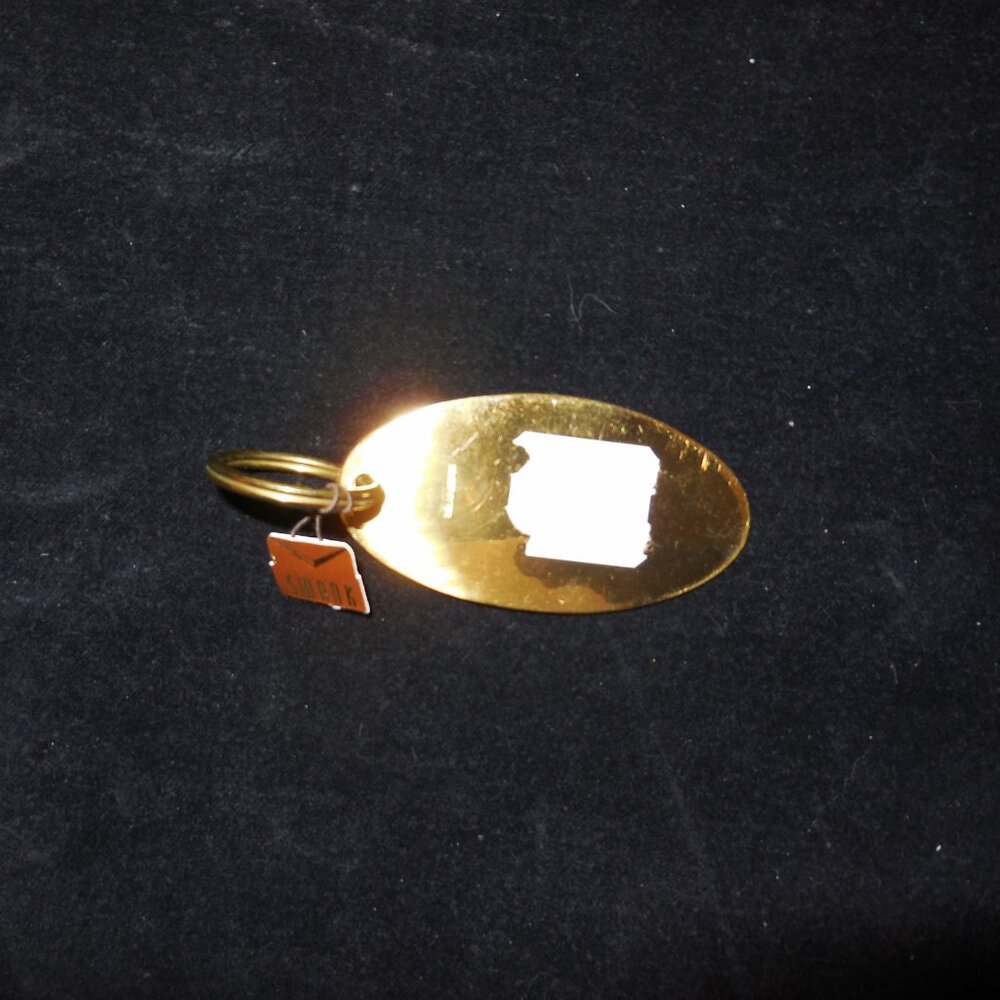 Key Chain Jaguar Car Logo Solid Brass - Picture 3 of 3